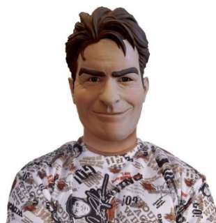  Charlie Sheen Deluxe Overhead Mask Clothing