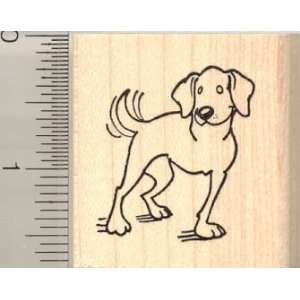  Happy Three Legged Dog Rubber Stamp Arts, Crafts & Sewing