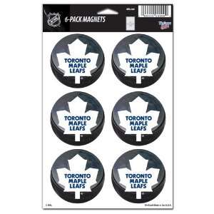 Toronto Maple Leafs Magnet Set   6pk 
