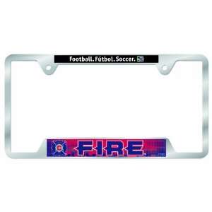 MLS Chicago Fire Metal License Plate Frame Sports 