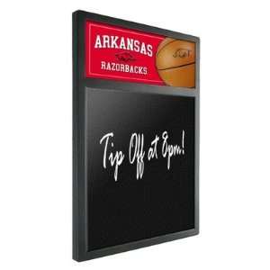  NCAA Arkansas Razorbacks Team Chalkboard with Basketball 