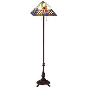   Sedona Tiffany Style Floor Lamp   floor lamp, Brown
