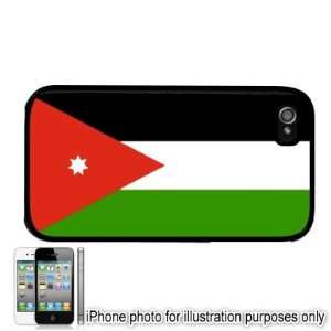 Jordan Al Urdunn Flag Apple iPhone 4 4S Case Cover Black