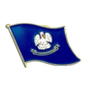  Louisiana Confederate Flag Pin 