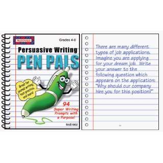   Mcdonald Publishing Mc e1802 Persuasive Writing Pen Pal Toys & Games