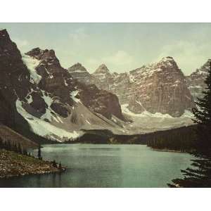   Vintage Travel Poster   Moraine Lake Alberta 24 X 19 