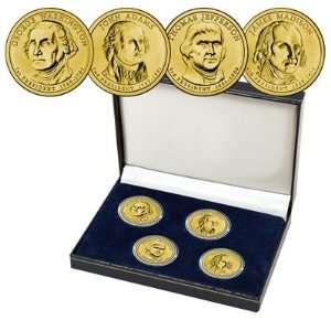    2007 24k Gold Plated Presidential Coin Collection 