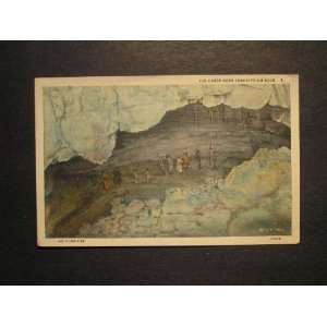  1930s Ice Caves, Inscription rock, New Mexico? POstcard 