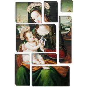 Silent Night Madonna With Child And Ipod by Banksy Canvas Painting Art 