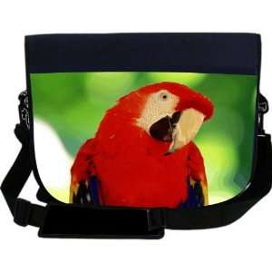  Red Parrot Design NEOPRENE Laptop Sleeve Bag Messenger Bag 