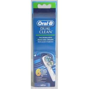  Oral B Dual Clean 6 Pack Brush Heads Health & Personal 