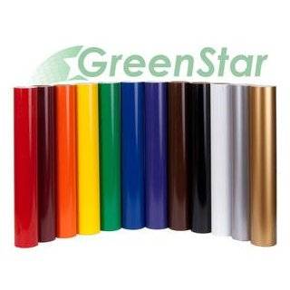 GreenStar Calendered Sign Vinyl Film 12 Color Starter Pack   24 x 5 