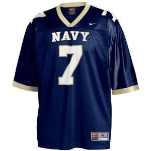 Nike Navy Midshipmen #7 Navy Blue Preschool Replica Football Jersey 