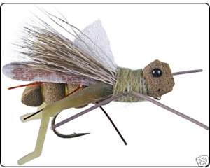 Montana Fly Osteens Hopper fly imitation size 10  