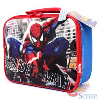 Marvel Spider Sense SpiderMan Shcool Lunch Bag   Insulated Food Box 