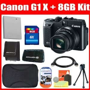   G1 X Digital Camera + 8GB Beginner Accessory Kit