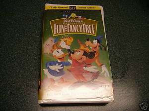 Fun and Fancy Free (1997, VHS) Walt Disney 786936027556  