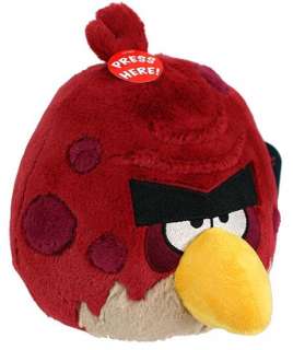 Angry Birds 5 Plush Red Big Brother With Sound *New*  