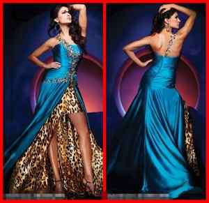 One shoulder Prom Dress Pageant Evening Gowns Cocktail Wedding Bridal 