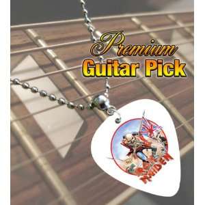  Iron Maiden The Trooper Premium Guitar Pick Necklace 