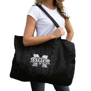  Mississippi State Bulldogs Ladies Black Grace Tote Bag 