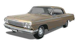 Revell Model Kit # 4246 1/25 1962 Chevy Impala Hardtop  