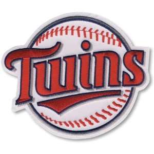   MLB Baseball Team Logo Patch (Twins on Baseball)