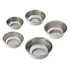 5pc Stainless Steel Mini Prep Mixing Bowls Spices Powders 1/8 to 1/2 