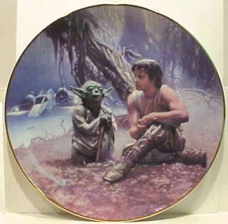 Star Wars Luke & Yoda Ceramic Plate  FIRST SERIES  