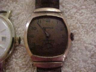   WATCHES REPAIR OR PARTS LOT OF 10 BENRUS, BULOVA, TIMEX PLUS  