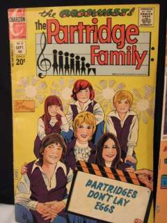 1972 73 CHARLTON COMICS~PARTRIDGE FAMILY~DAVID CASSIDY  