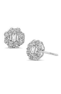 Bony Levy Diamond Flower Earrings ( Exclusive)  