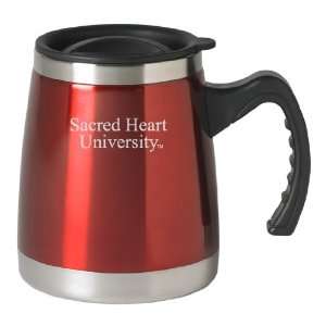  Sacred Heart University   16 ounce Squat Travel Mug 