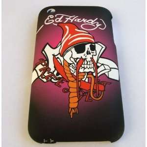  Cool skull painting case for iPhone 3G/3GS   Black/Pink 