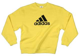 Assorted Adidas Fleece Crew Sweatshirts  Many Colors & Sizes to 