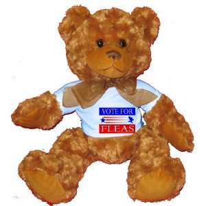  VOTE FOR BUTTERFLIES Plush Teddy Bear with BLUE T Shirt 