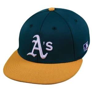   BRIM Flex FITTED Lg/XL Oakland ATHLETICS As Home Green/Gold Hat Cap