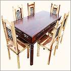 Transitional Solid Wood Cherry 7pc Dining Ro