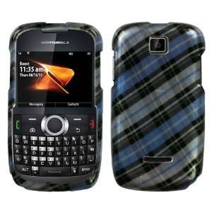   Theory WX430 Boost Mobile   Plaid Cross Baby Blue Cell Phones