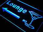 j684 b Lounge Cocktails Glass Arrow Bar Neon Light Sign