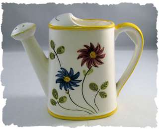 Nippon Yoko Boeki Co. Ceramic Watering Can Flowers NICE  