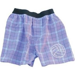 Boxercraft® Flannel Lavender Volleyball Boxer Shorts