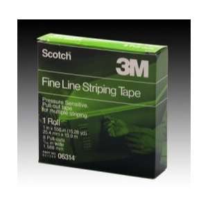   Fine Line Striping Tape, 8 Pull Outs, 1 x 550    MMM6314 Automotive