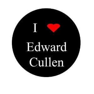  1.25 Twilight I Love Edward Cullen Button/pin 