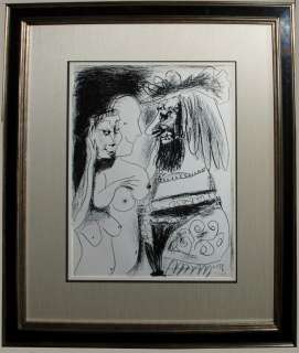 Pablo Picasso, Lithograph, Le Vieux Roi, 1959, Stamped signature in 