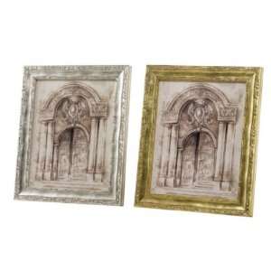   and Gold Swirl Carved Wood Picture Frames 12.125