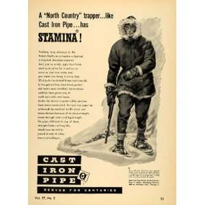   Iron Pipe Winter Gun Nome Alaska   Original Print Ad