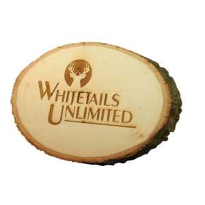 Company Logo Plaque in Natural Basswood 
