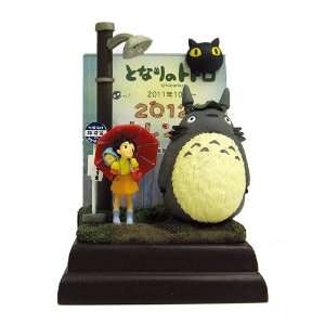  Japanese Anime Calendar 2012 Totoro Figure Calendar Bus 