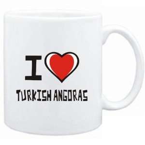 Mug White I love Turkish Angoras  Cats  Sports 